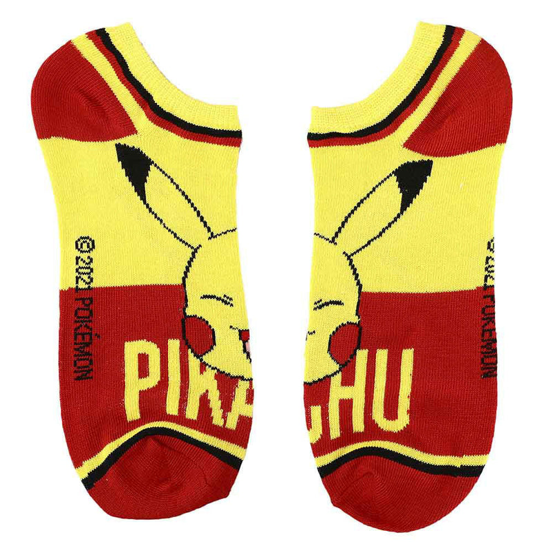 Pokemon Character Names Ankle Socks 6 Pair Set
