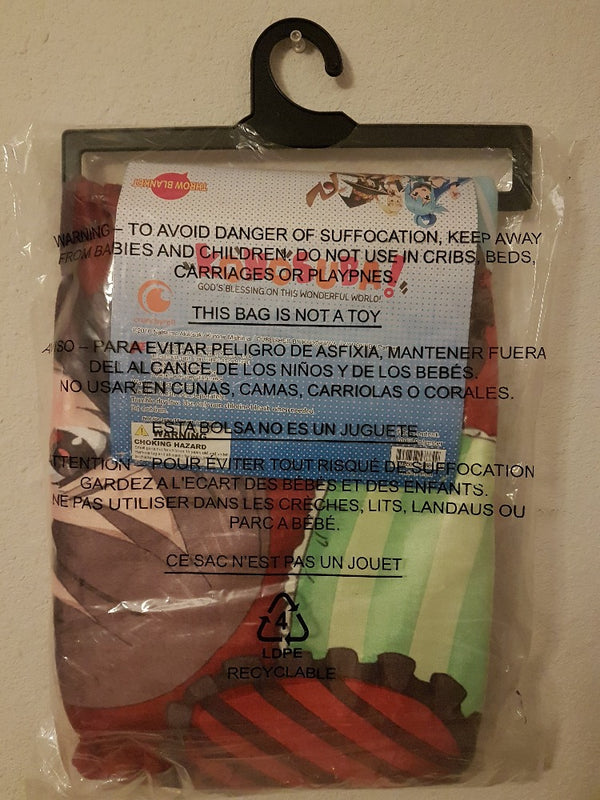 Konosuba Aqua & Megumin Fleece Throw Blanket