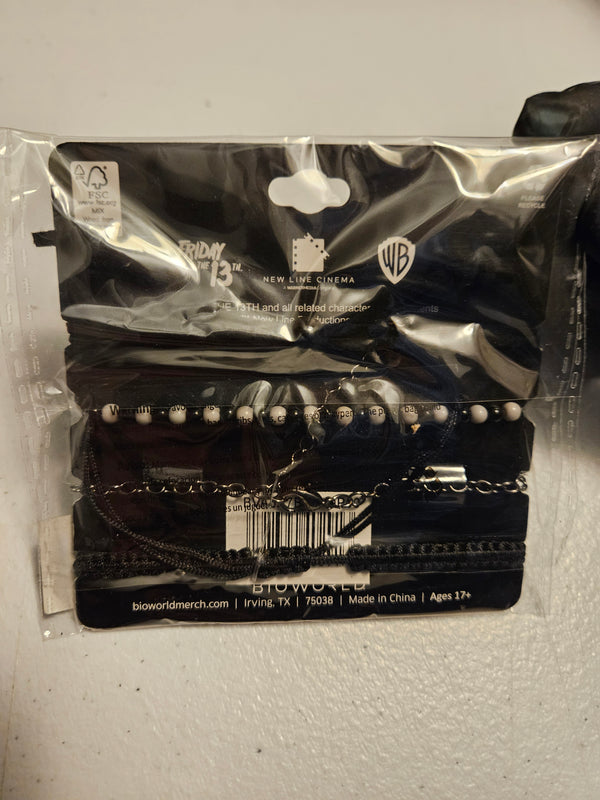 Friday The 13th Horror Icons Bracelet Set 4-Pack