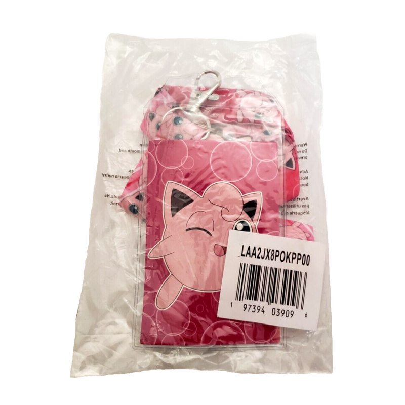 Pokemon Jigglypuff Lanyard With Charm