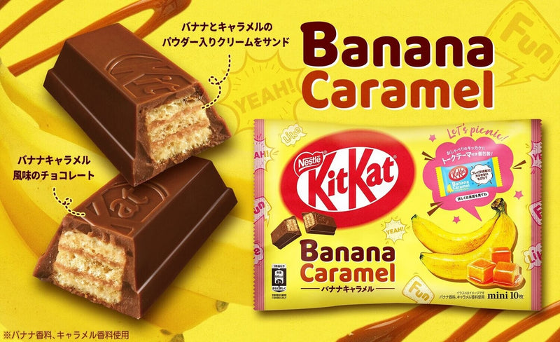 Nestle Japanese Kit Kat Banana Caramel Flavor