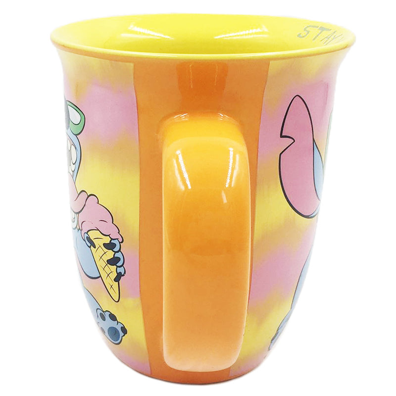 Disney Lilo & Stitch 626 Ice Cream Tie Dye Wide Rim Mug 16oz