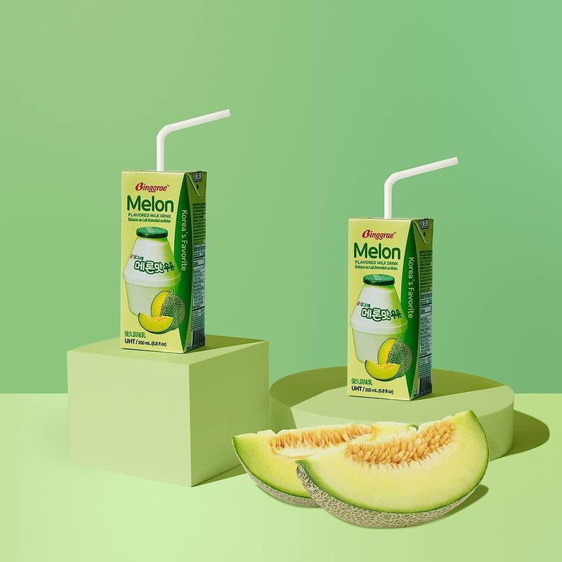 Binggrae Melon Flavored Milk (Pack of 6)