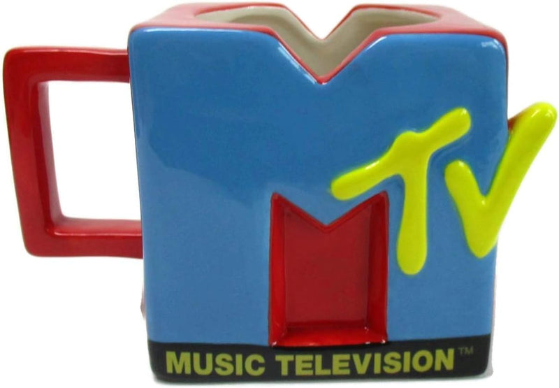 MTV Classic Logo 3D Sculpted Ceramic Mug 20 oz