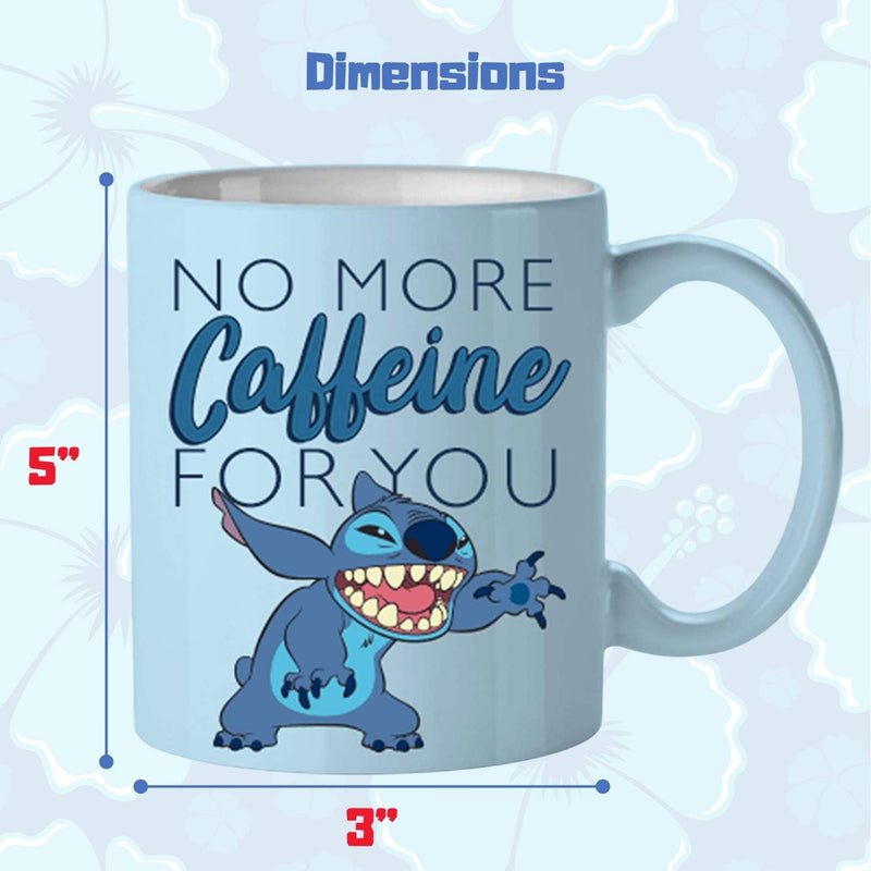 Lilo & Stitch No More Caffeine For You Ceramic Mug 20oz
