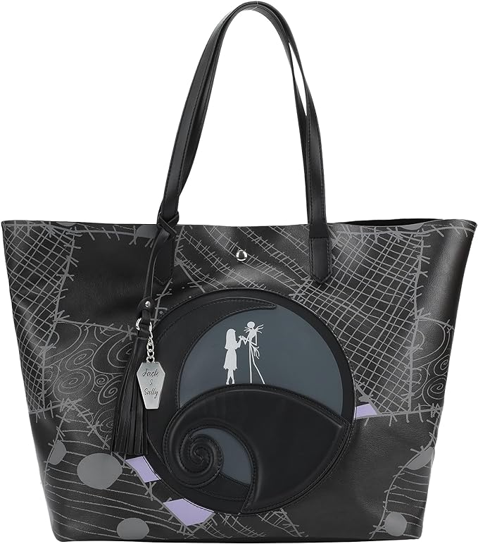 The Nightmare Before Christmas Jack & Sally Tote Bag