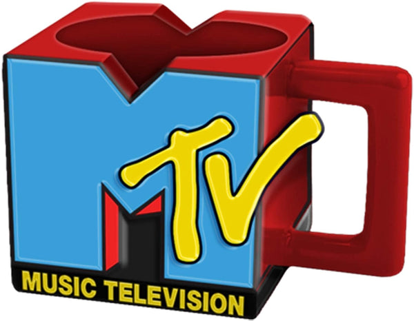 MTV Classic Logo 3D Sculpted Ceramic Mug 20 oz