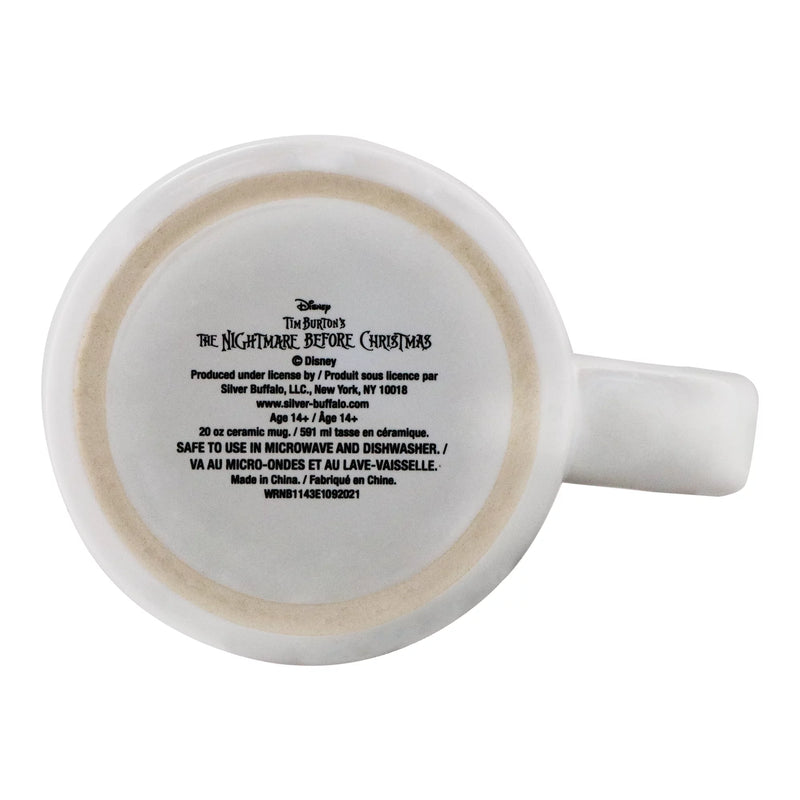Nightmare Before Christmas Jack Skellington & Sally Mug 20 oz