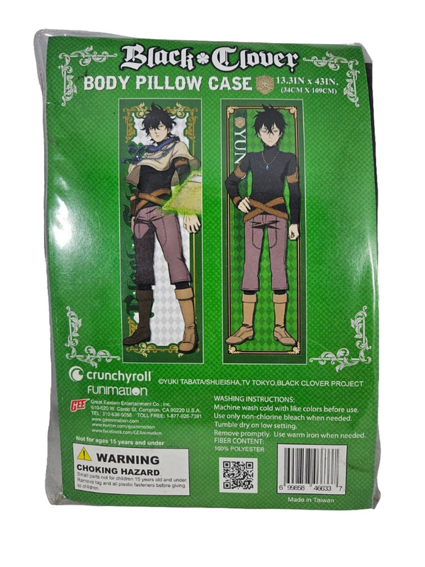 Black Clover Yuno Body Pillow Case
