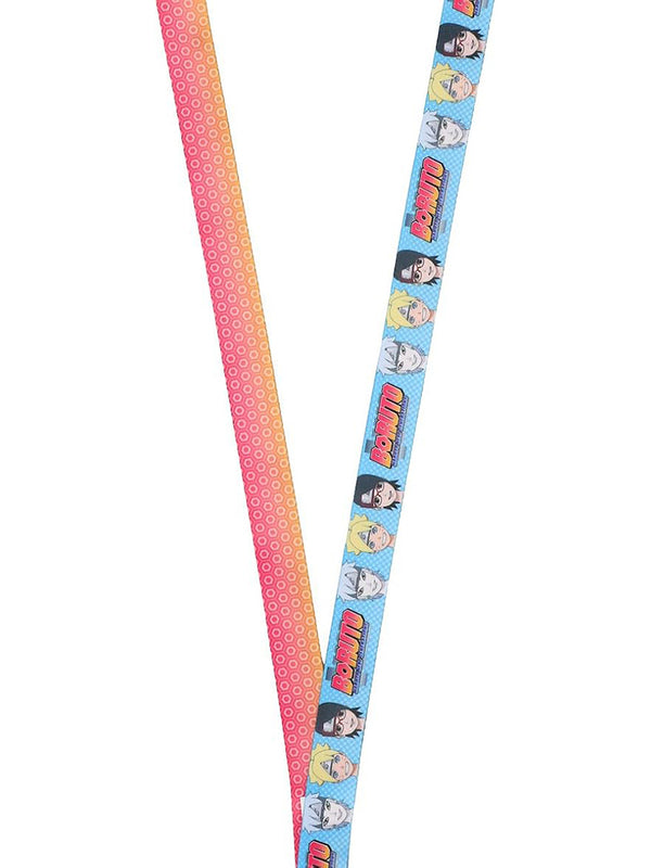 Boruto Next Generation Group Lanyard With Leaf Village Charm