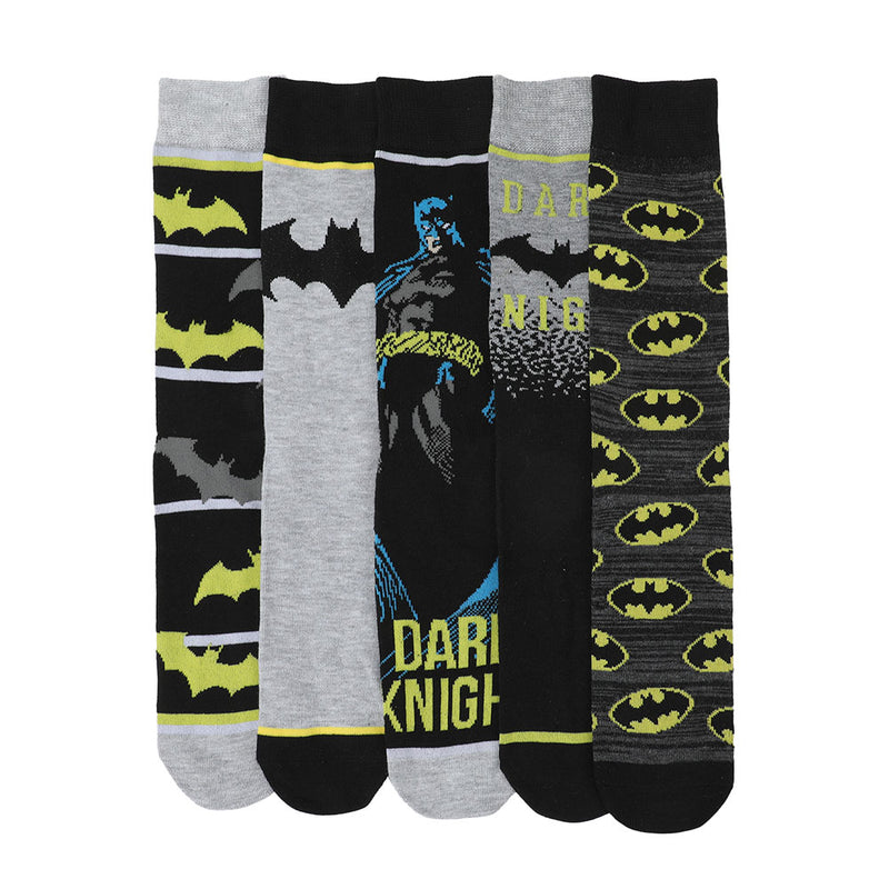 DC Comics Batman The Dark Knight Socks 5-Pair Set