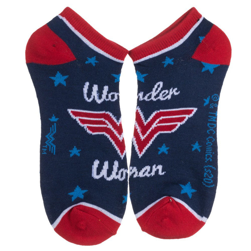DC Comics Wonder Woman 5 Pair Ankle Socks