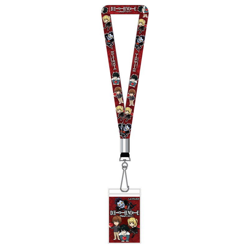 Death Note Group Lanyard With Badge Holder