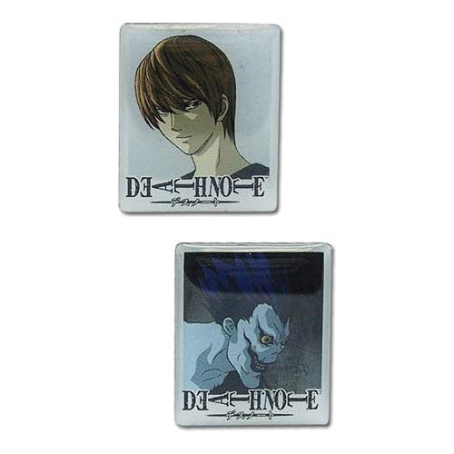 Death Note Ryuk & Light Lapel Pins Set of 2
