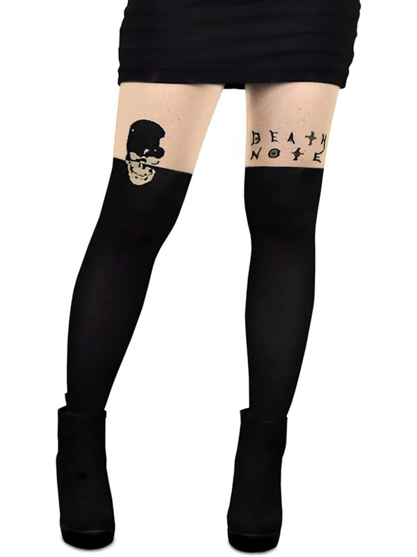 Death Note Series Skull Tights
