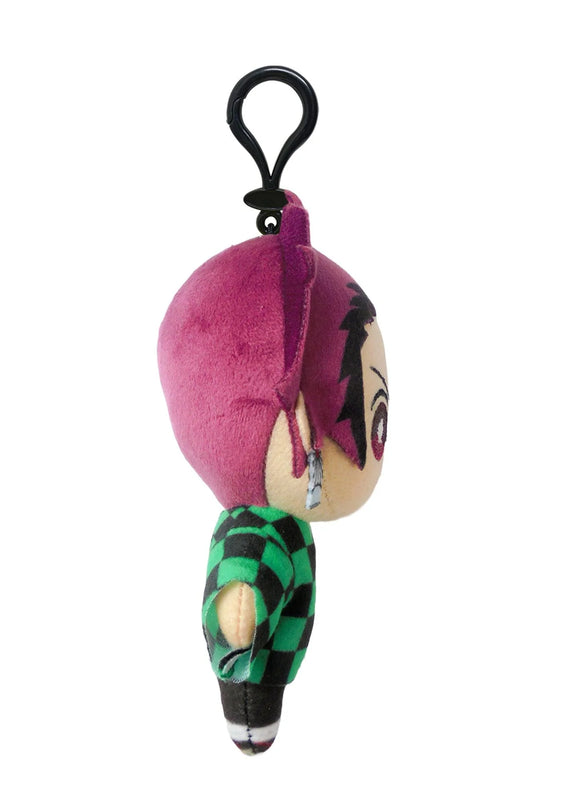 Demon Slayer Tanjiro 4.5" Plush Doll W/ Backpack Clip