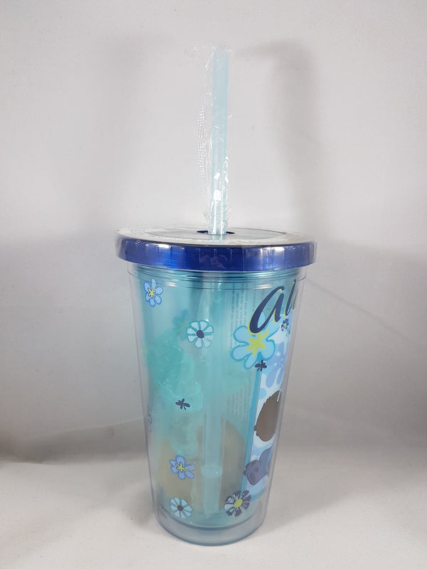 Disney Lilo & Stitch Aloha Tumbler W/ Stitch Ice Cubes
