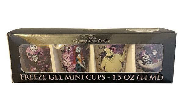 Disney Nightmare Before Christmas Freeze Gel Mini Collectible Cups 1.5 oz