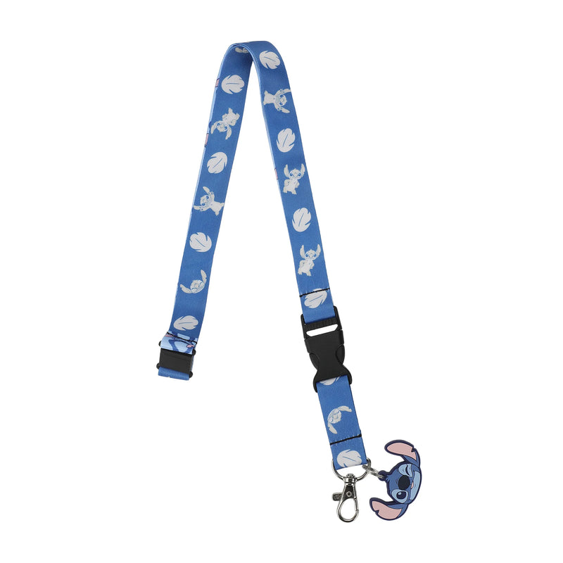 Disney Stitch Ohana Means Family Lanyard With Charm