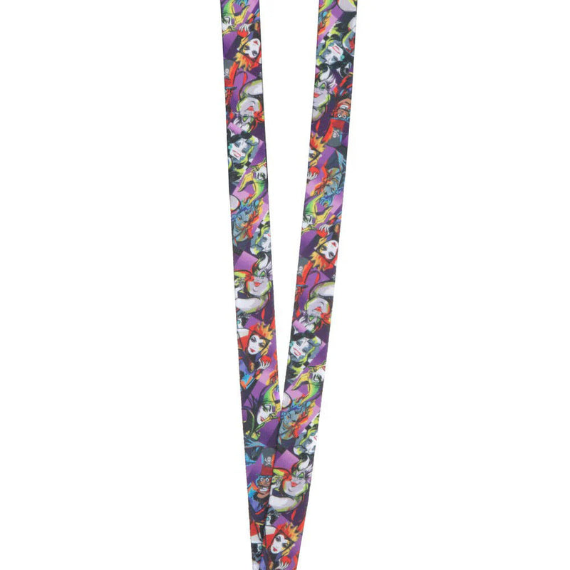 Disney Villains Group Lanyard With Charm