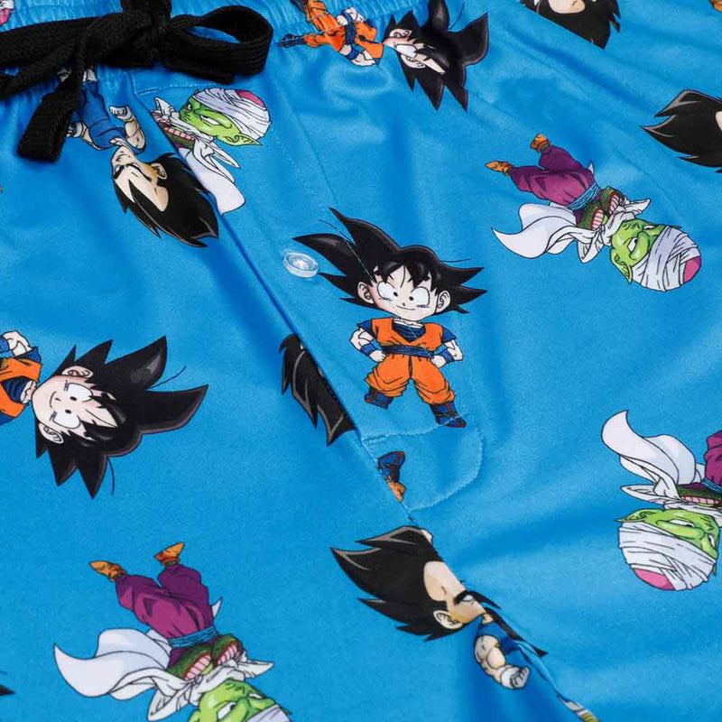 Dragon Ball Z Chibi Characters All Over Pajama Pants