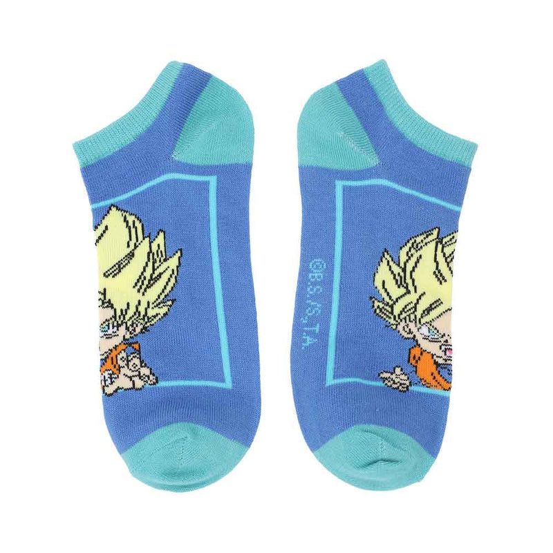 Dragon Ball Z Goku Forms Ankle Socks 5-Pair Set