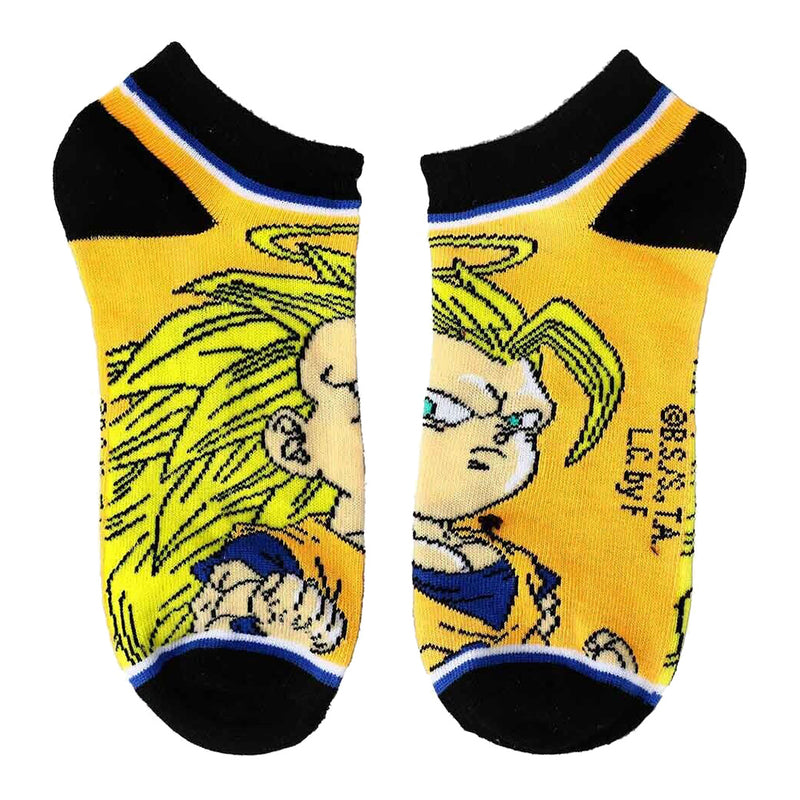 Dragon Ball Z Heroes & Villains 5-Pair Ankle Socks