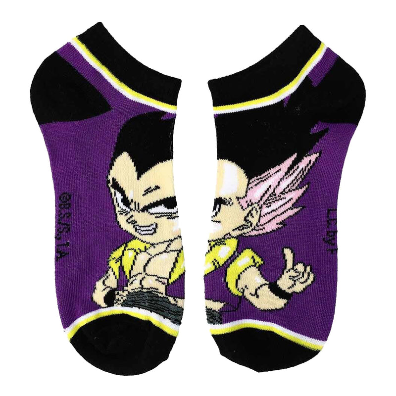 Dragon Ball Z Heroes & Villains 5-Pair Ankle Socks