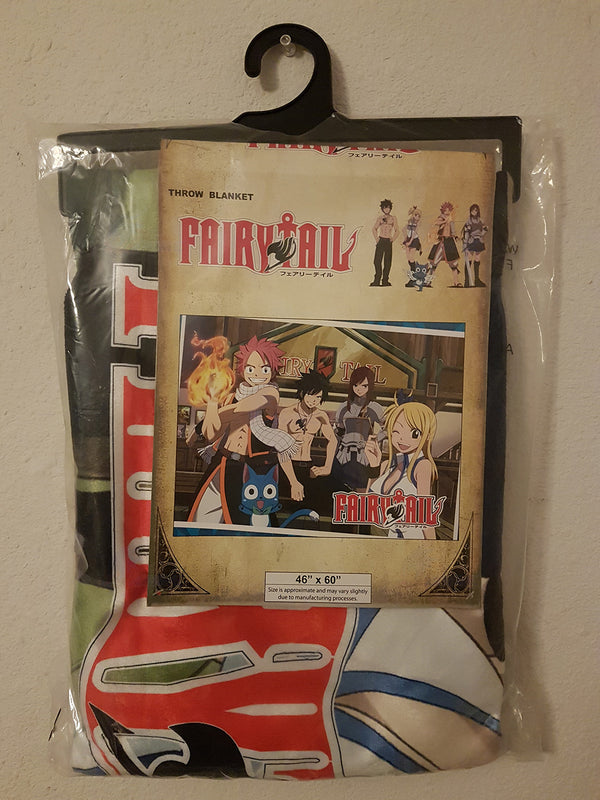 Fairy Tail Group In Bar Fleece Throw Blanket