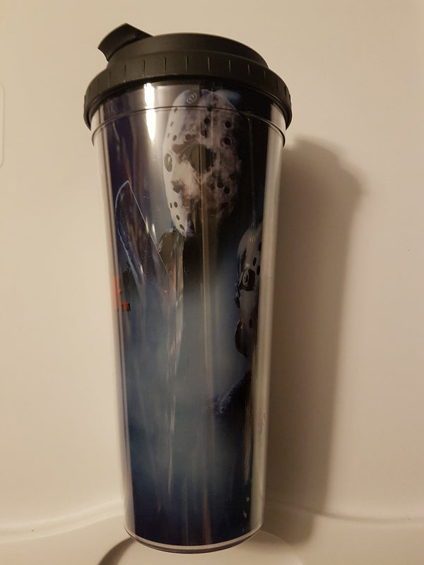 Friday The 13th Jason Double Walled Travel Tumbler 24 oz