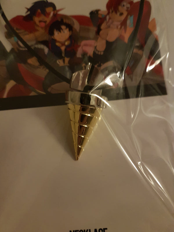 Gurren Lagann Core Drill Necklace
