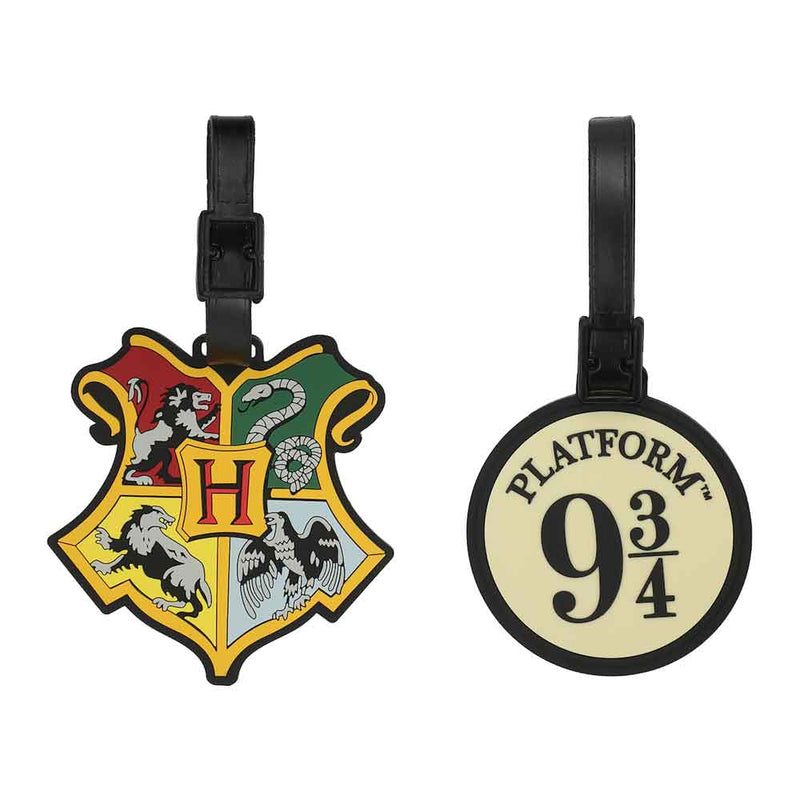 Harry Potter Hogwarts Crest & Platform 9 3/4 Luggage Tags