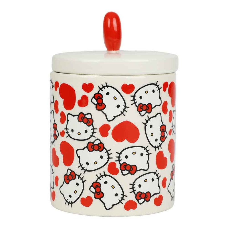 Hello Kitty Hearts All Over Mug With Heart Lid