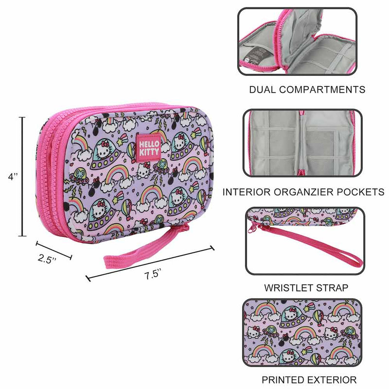 Hello Kitty Out Of This World Pink & Purple Travel Case