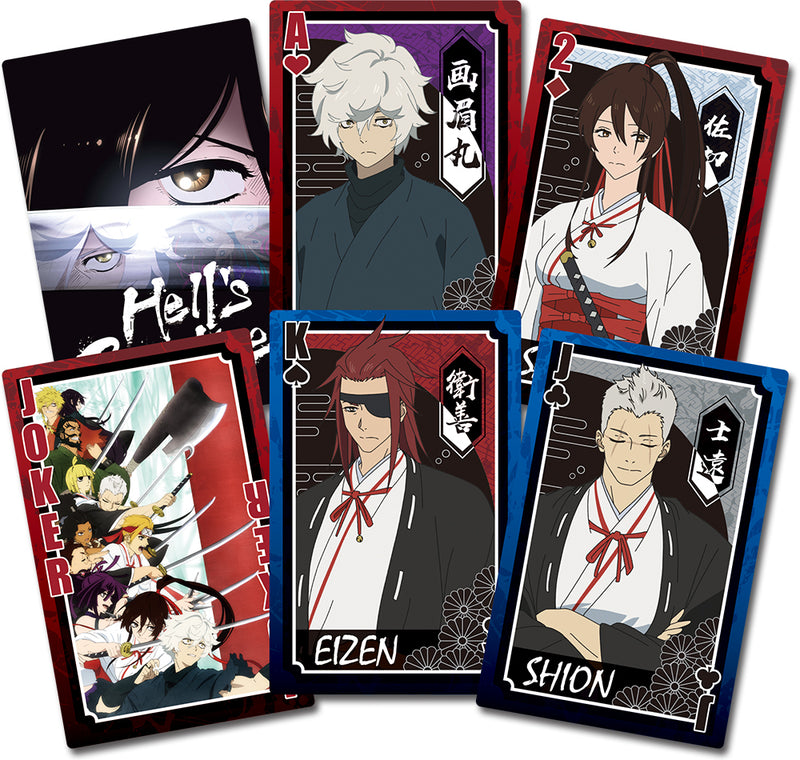 Hell's Paradise Characters Poker Playing Cards