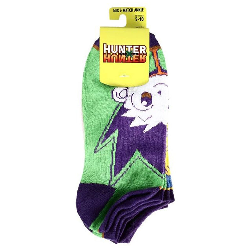 Hunter x Hunter Chibi Characters Ankle Socks 5 Pack