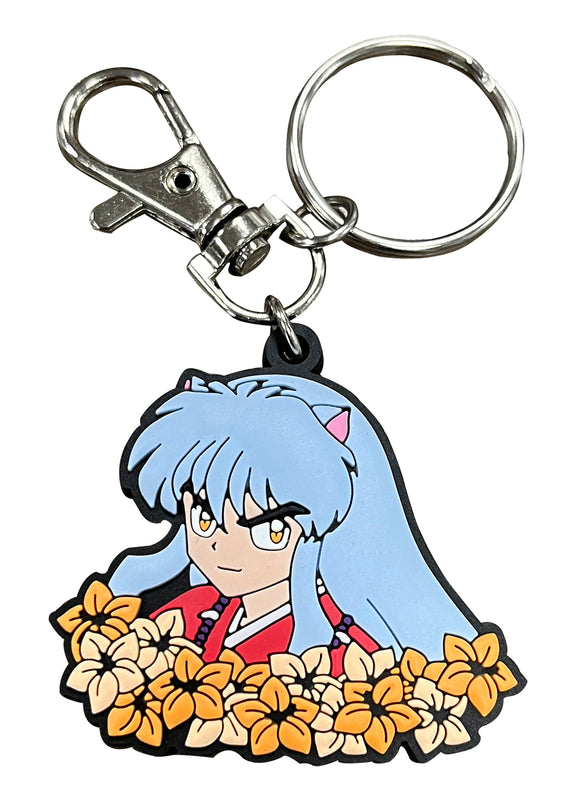 Inuyasha Flowers PVC Keychain