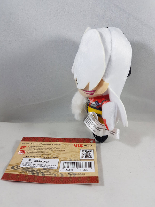 Inuyasha Sesshomaru 5" Plush Doll W/ Backpack Clip