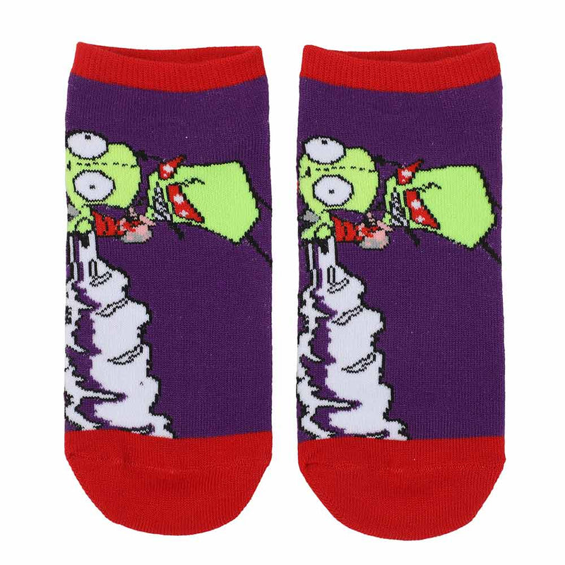 Invader Zim & Gir 5 Pack Ankle Socks