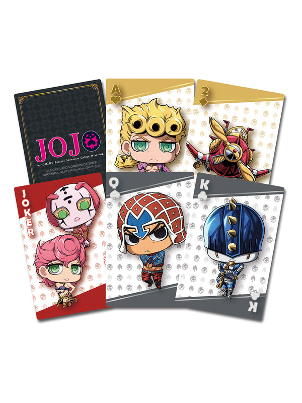 JoJo's Bizarre Adventure Chibi Characters Playing Cards