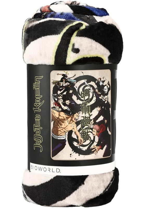 Jujutsu Kaisen Characters Fleece Throw Blanket