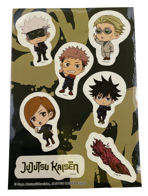 Jujutsu Kaisen Chibi Characters Sticker Set