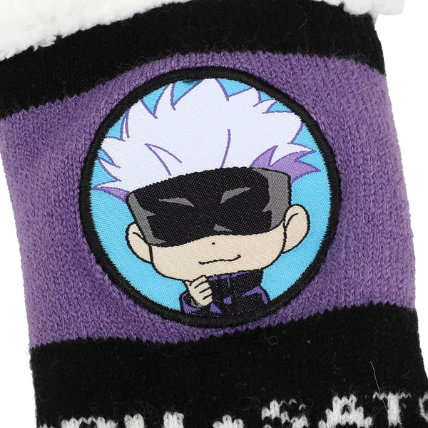 Jujutsu Kaisen Gojo Satoru Faux Fur Lined Crew Socks
