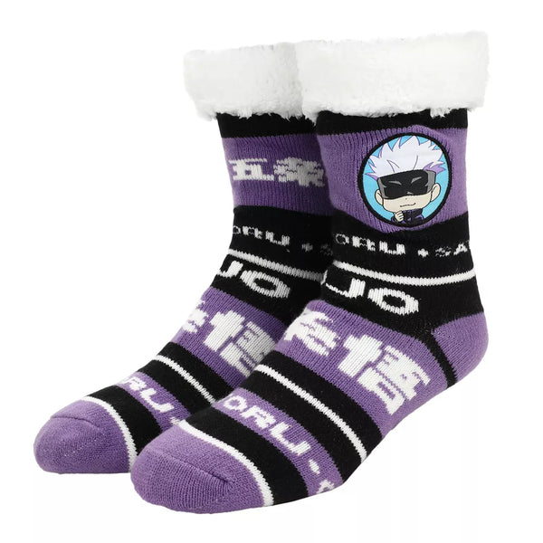 Jujutsu Kaisen Gojo Satoru Faux Fur Lined Crew Socks