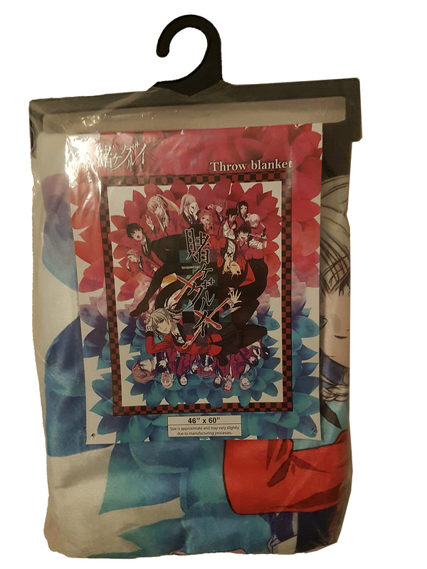 Kakegurui Group Key Art Throw Blanket