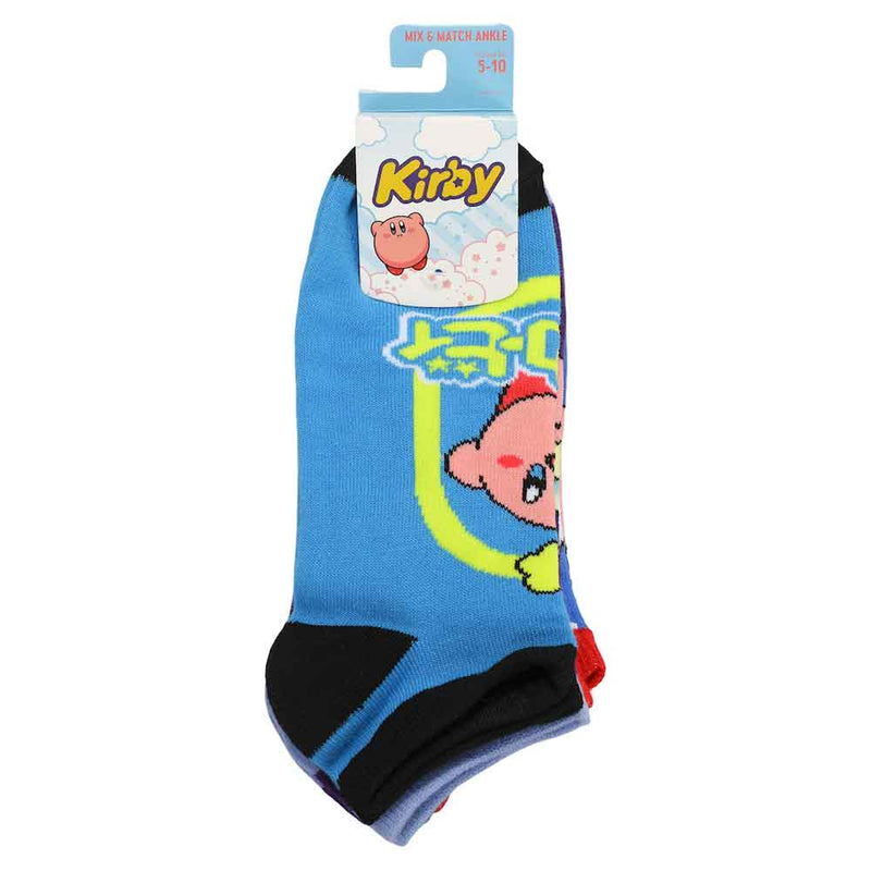 Kirby 5 Pair Women's Ankle Socks