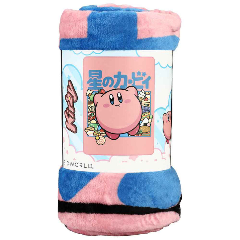Kirby Food Fleece Throw Blanket