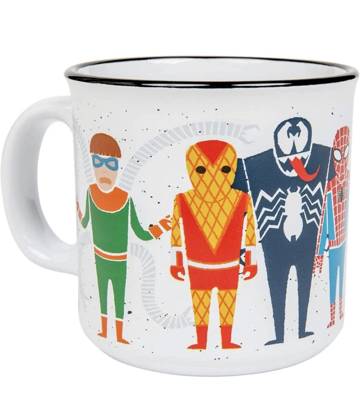 Marvel Comics Spiderman Characters Ceramic Camper Mug 20oz
