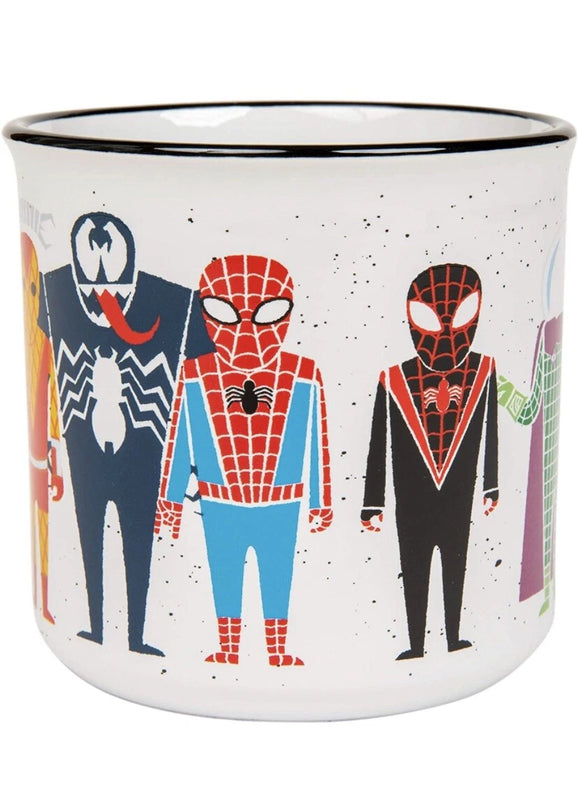Marvel Comics Spiderman Characters Ceramic Camper Mug 20oz