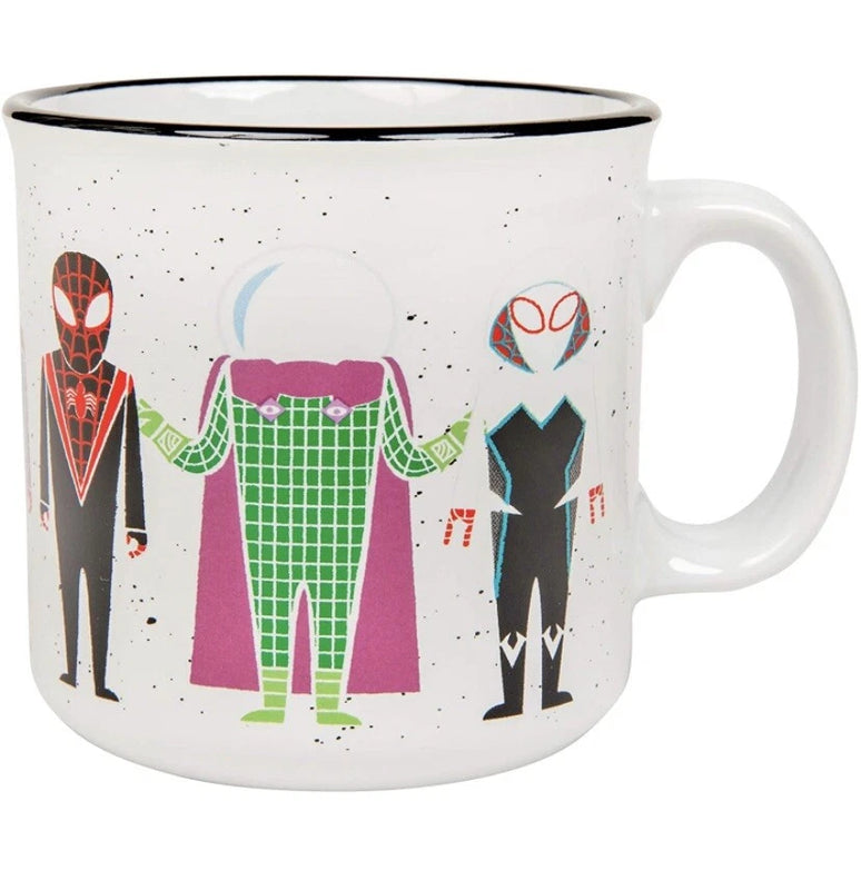 Marvel Comics Spiderman Characters Ceramic Camper Mug 20oz